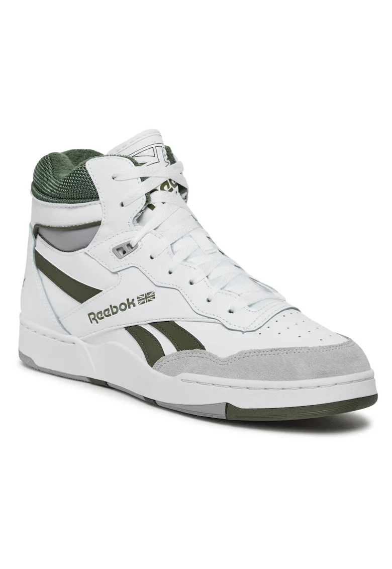Pantofi sport barbati  Piele intoarsa, Alb