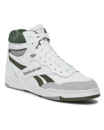 Pantofi sport barbati  Piele intoarsa, Alb