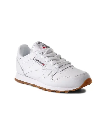 Pantofi sport copii,  199645129, Alb, Piele naturala/Sintetic, Alb