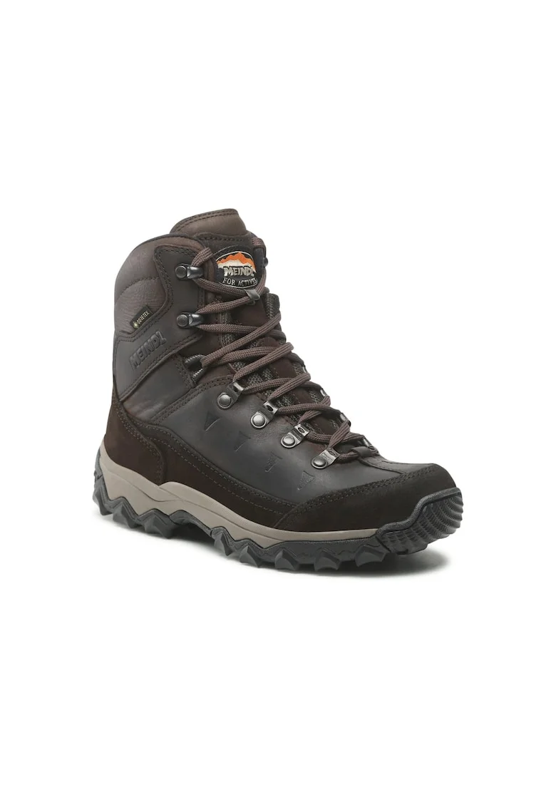 Pantofi trekking dama,  Piele naturala, Maro