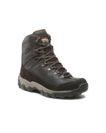 Pantofi trekking dama,  Piele naturala, Maro