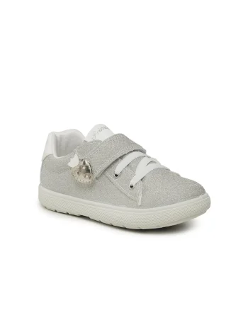Pantofi sport fete,  Textil, Argintiu