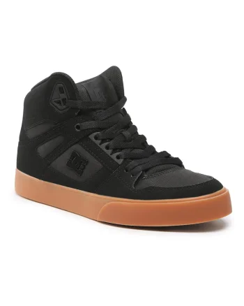 Pantofi sport barbati,  301187103, Negru, Piele naturala/Sintetic, Negru