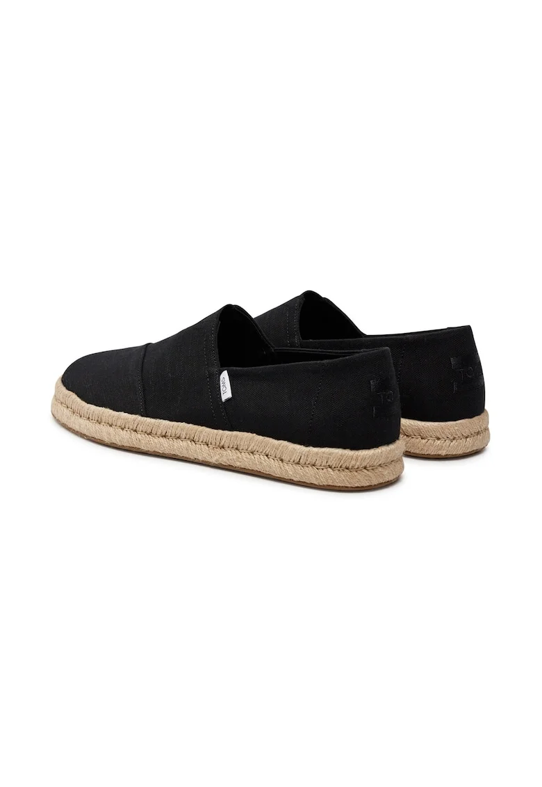 Espadrile barbati,  520717, Sintetic, Negru