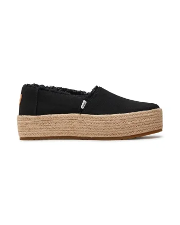 Espadrile dama,  520748, Sintetic, Negru