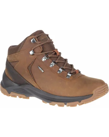 Ghete trekking impermeabile barbati Erie Mid LTR J500121,  Piele naturala, Maro, Maro