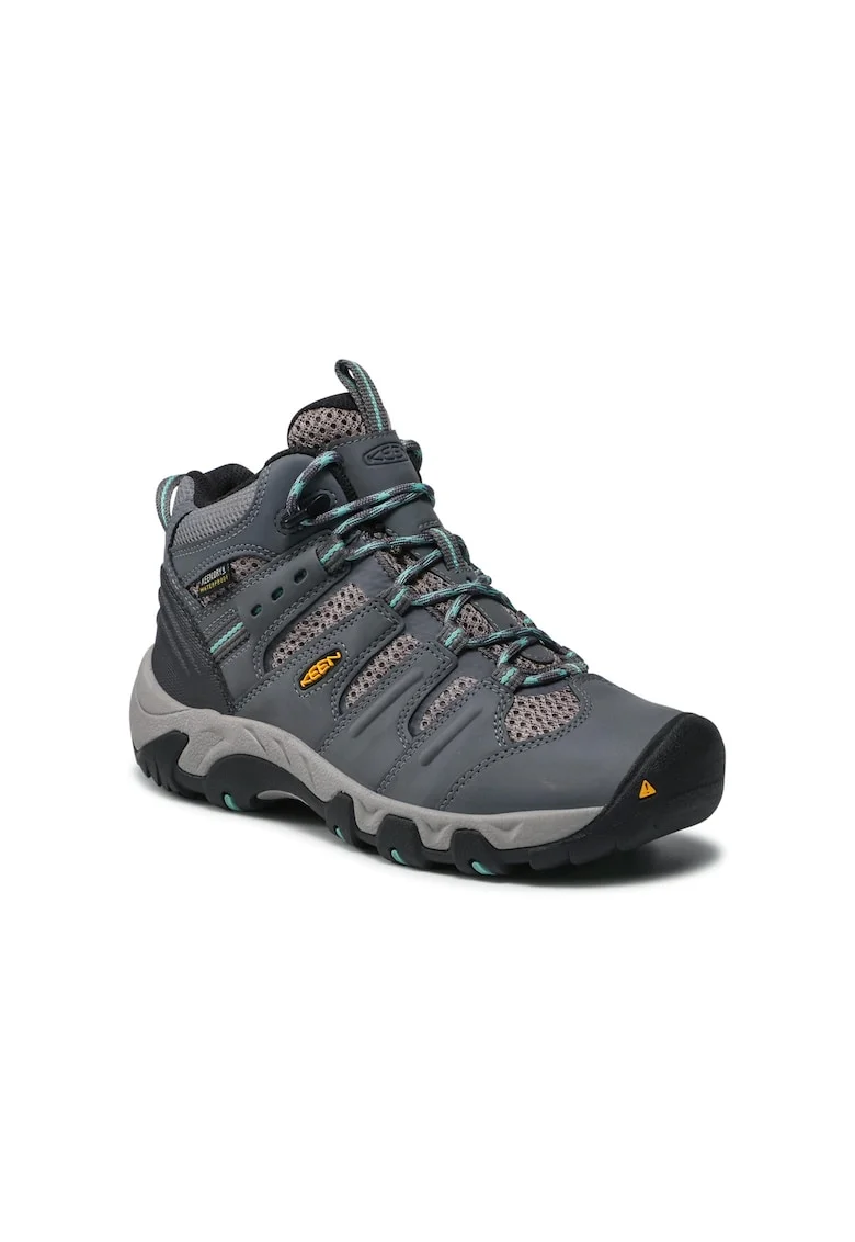 Ghete trekking dama,  209253863, Gri, Textil, Gri
