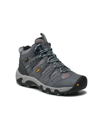 Ghete trekking dama,  209253863, Gri, Textil, Gri