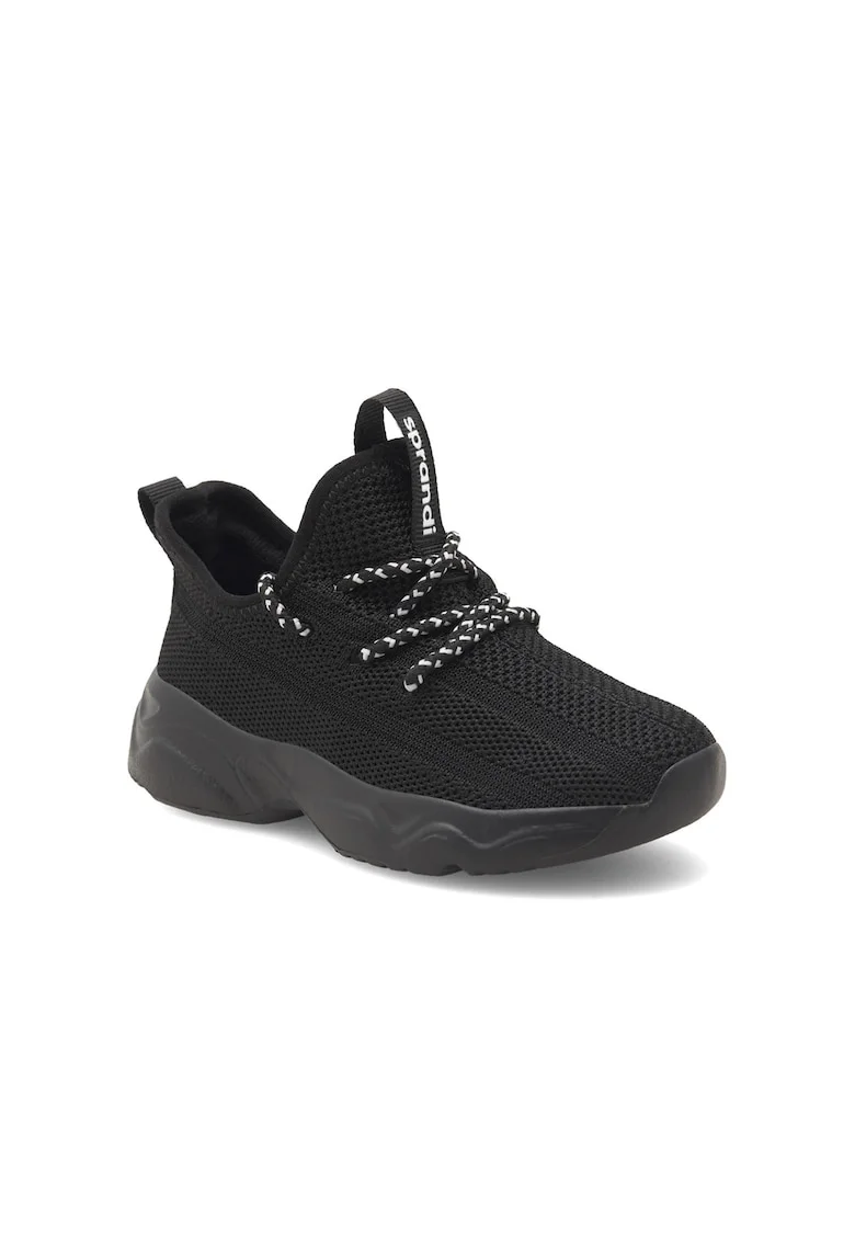 Pantofi sport copii,  366652, Textil, Negru