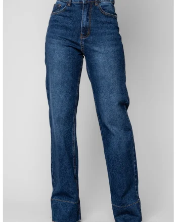 Blugi elastici largi Dark Blue 20086