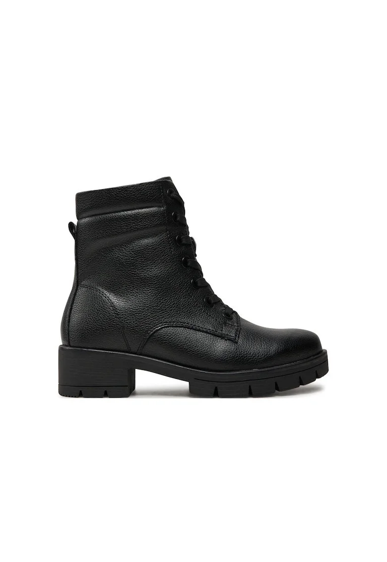 Pantofi sport dama, Jana, 91825, Piele ecologica, Negru