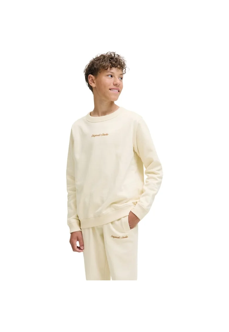 Bluza JACK &JONES Norrebro EMB JNR 47466, Bej