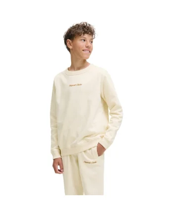 Bluza JACK &JONES Norrebro EMB JNR 47466, Bej