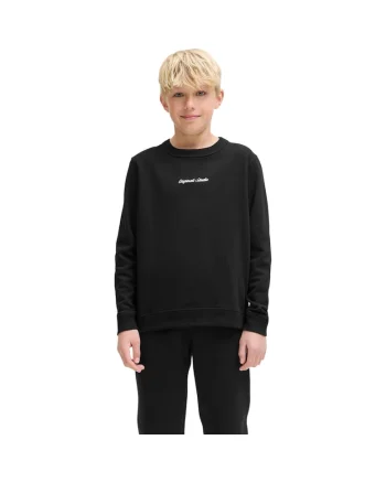Bluza JACK &JONES Norrebro EMB JNR 47471, Negru