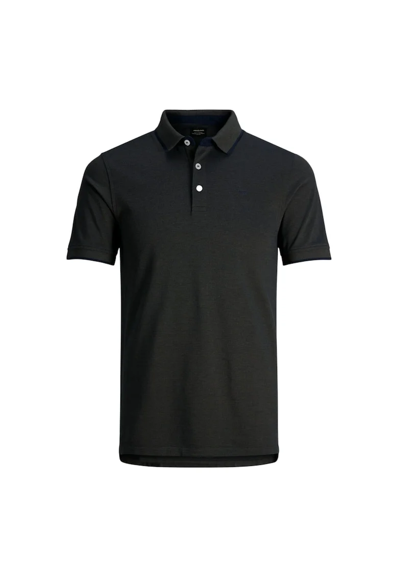 Tricou JACK &JONES Paulos Polo SS PLS 47464, Negru
