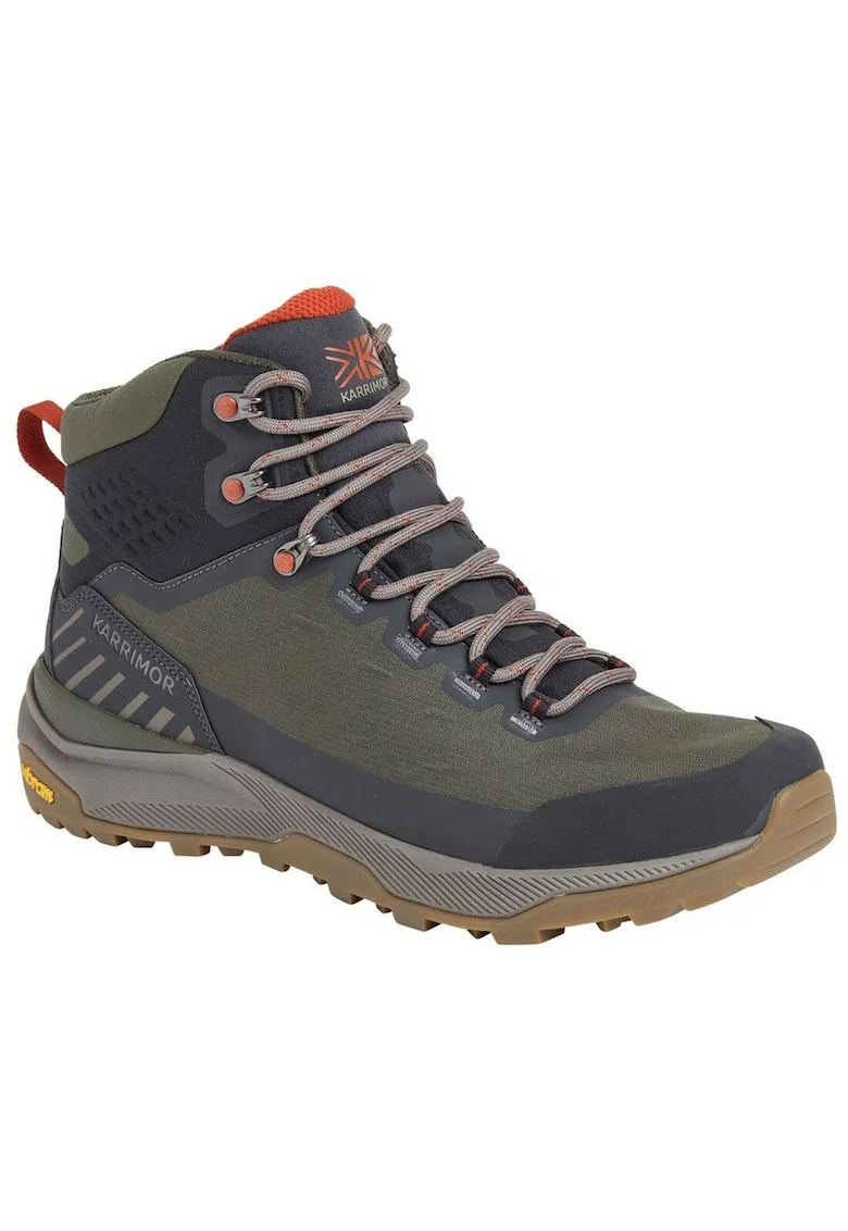 Pantofi trekking barbati,  plasa/TPU, kaki, Kaki