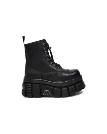 Ghete sport barbati  piele naturala, negru, Negru