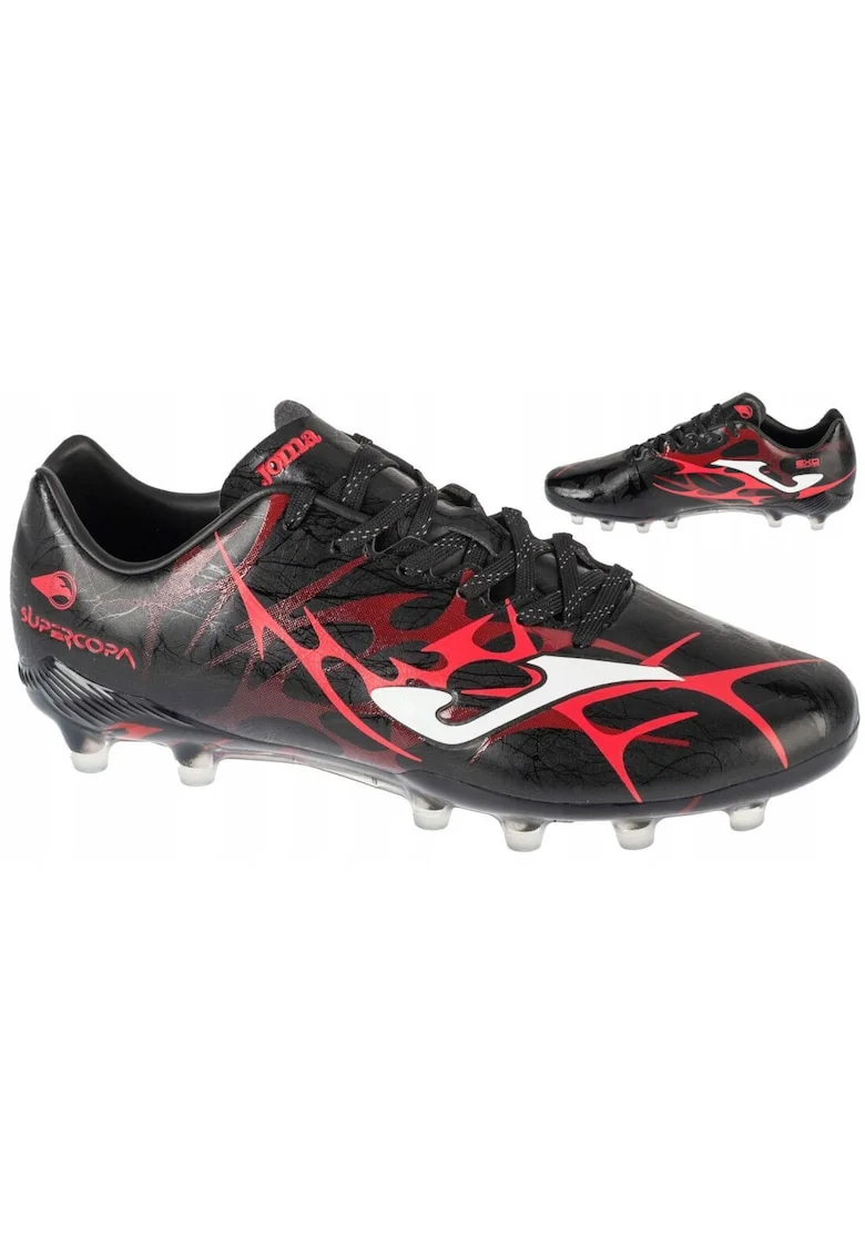 Ghete fotbal,  Super Copa 2531 FG SUPS2531FG, Negru, Rosu/Negru