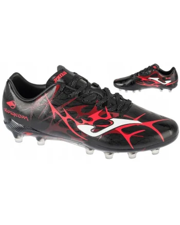Ghete fotbal,  Super Copa 2531 FG SUPS2531FG, Negru, Rosu/Negru