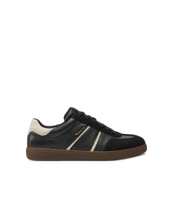 Pantofi sport dama,  304121, Piele naturala, Negru,