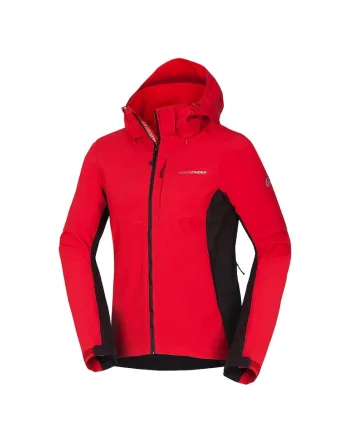 Jacheta outdoor din softshell pentru barbati 5K/5K Marquis, Rosu inchis