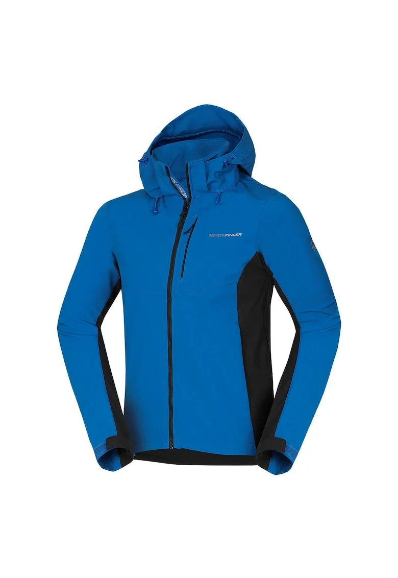 Jacheta outdoor din softshell pentru barbati 5K/5K Marquis, Negru/Albastru inchis