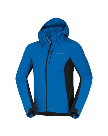 Jacheta outdoor din softshell pentru barbati 5K/5K Marquis, Negru/Albastru inchis