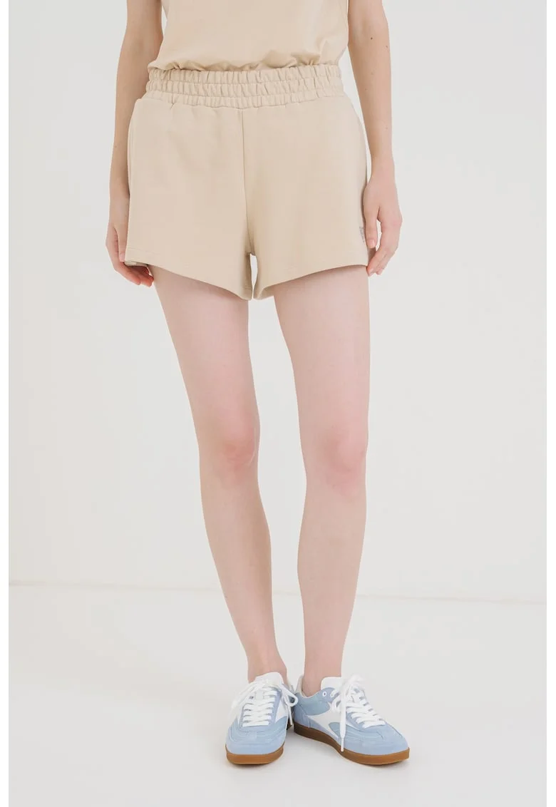 Pantaloni scurti cu talie inalta pentru fitness