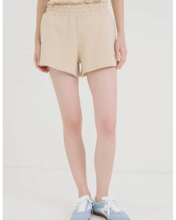 Pantaloni scurti cu talie inalta pentru fitness