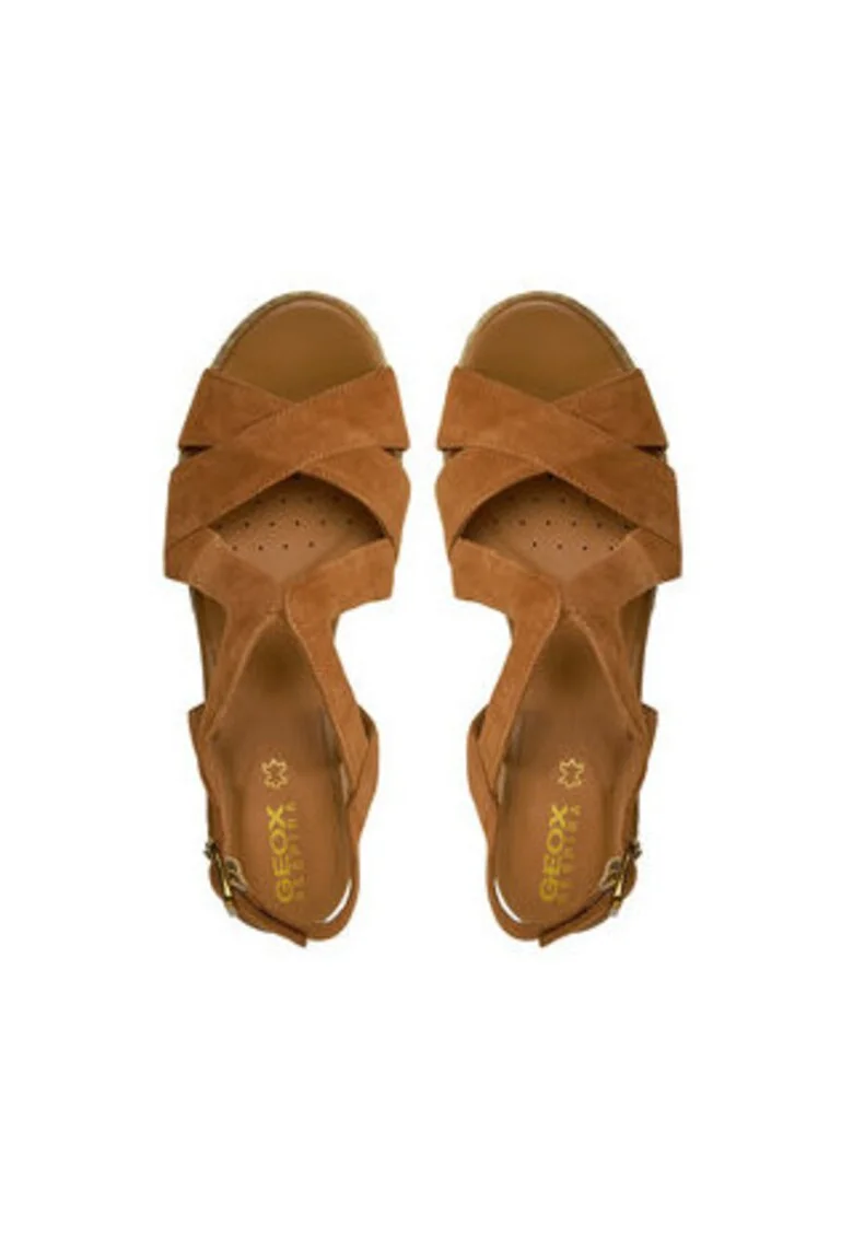 Espadrile dama  piele naturala, maro, Maro