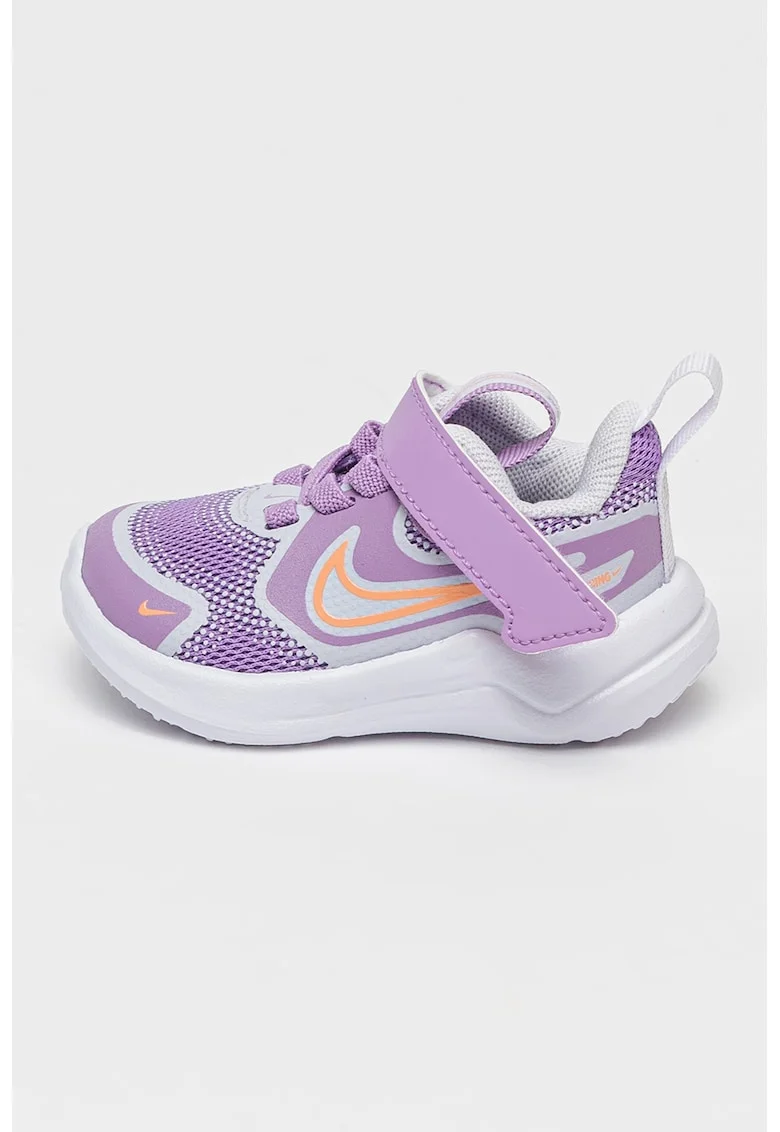 Pantofi Cosmic cu inchidere velcro pentru alergare, Portocaliu/Lila/Alb optic