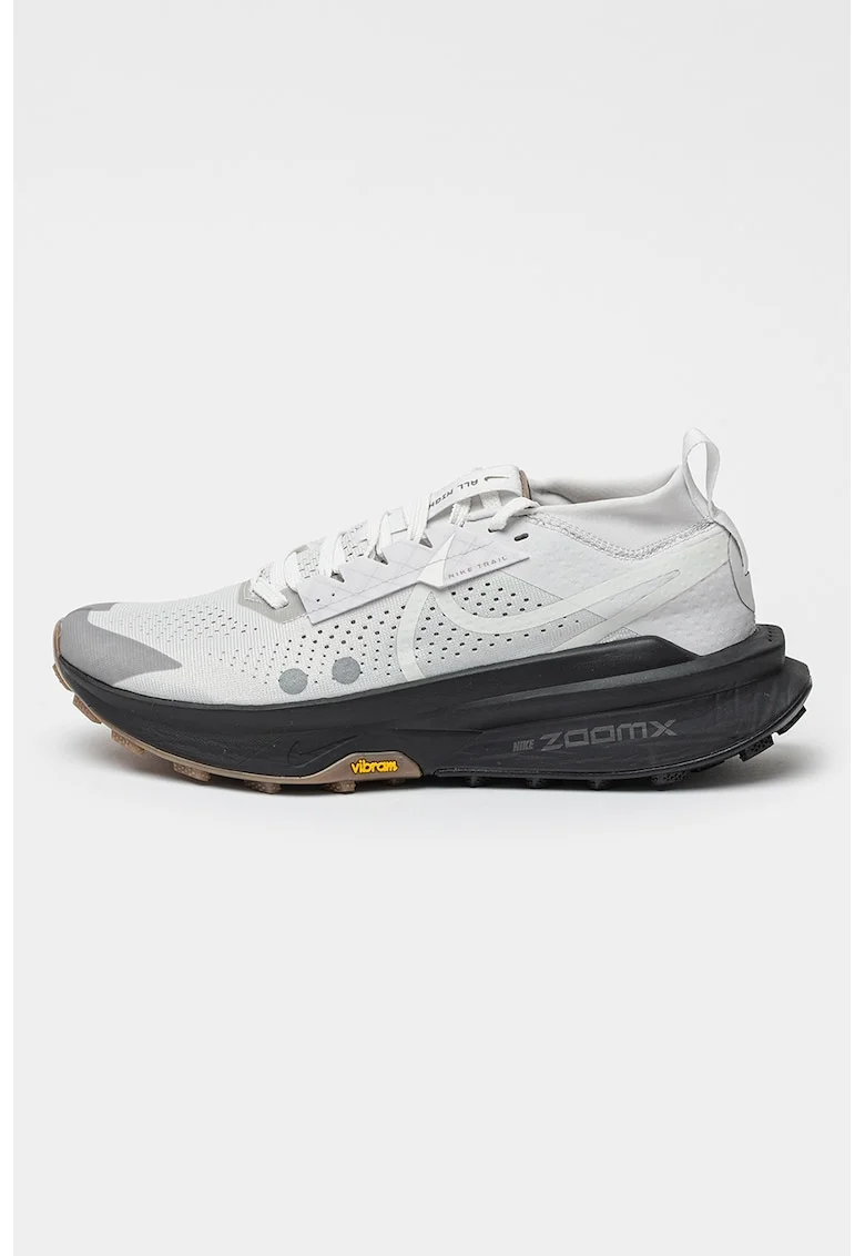 Pantofi sport ZoomX Zegama Trail 2 pentru alergare pe teren accidentat, Gri deschis/Alb murdar