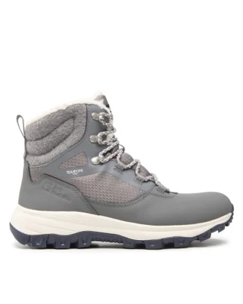 Ghete si bocanci sport dama  301222514, Piele naturala/Textil, Gri