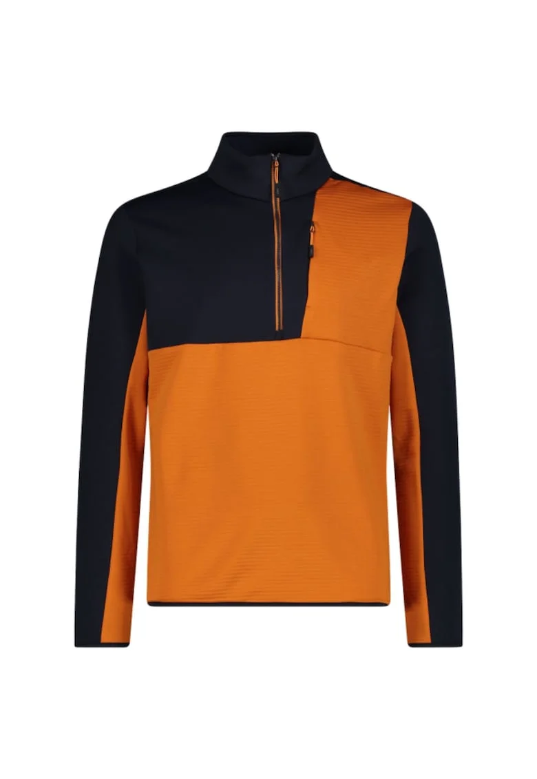 Hanorac fleece barbati  34E4077 Bleumarin/Portocaliu