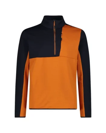 Hanorac fleece barbati  34E4077 Bleumarin/Portocaliu