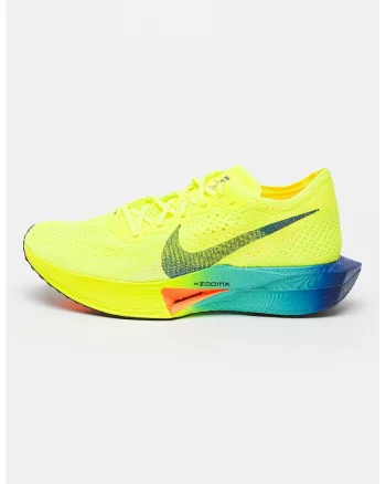 Pantofi de plasa pentru alergare Zoomx Vaporfly Next, Verde lime/Bleumarin