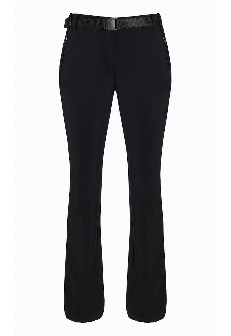 Pantaloni trekking dama,  Negru, Poliester, Negru