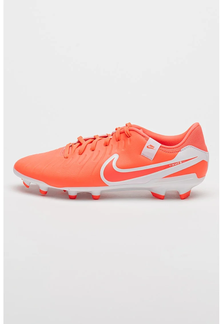 Pantofi Legend 10 Academy din piele ecologica pentru fotbal, Alb/Roz aprins