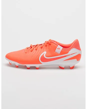 Pantofi Legend 10 Academy din piele ecologica pentru fotbal, Alb/Roz aprins