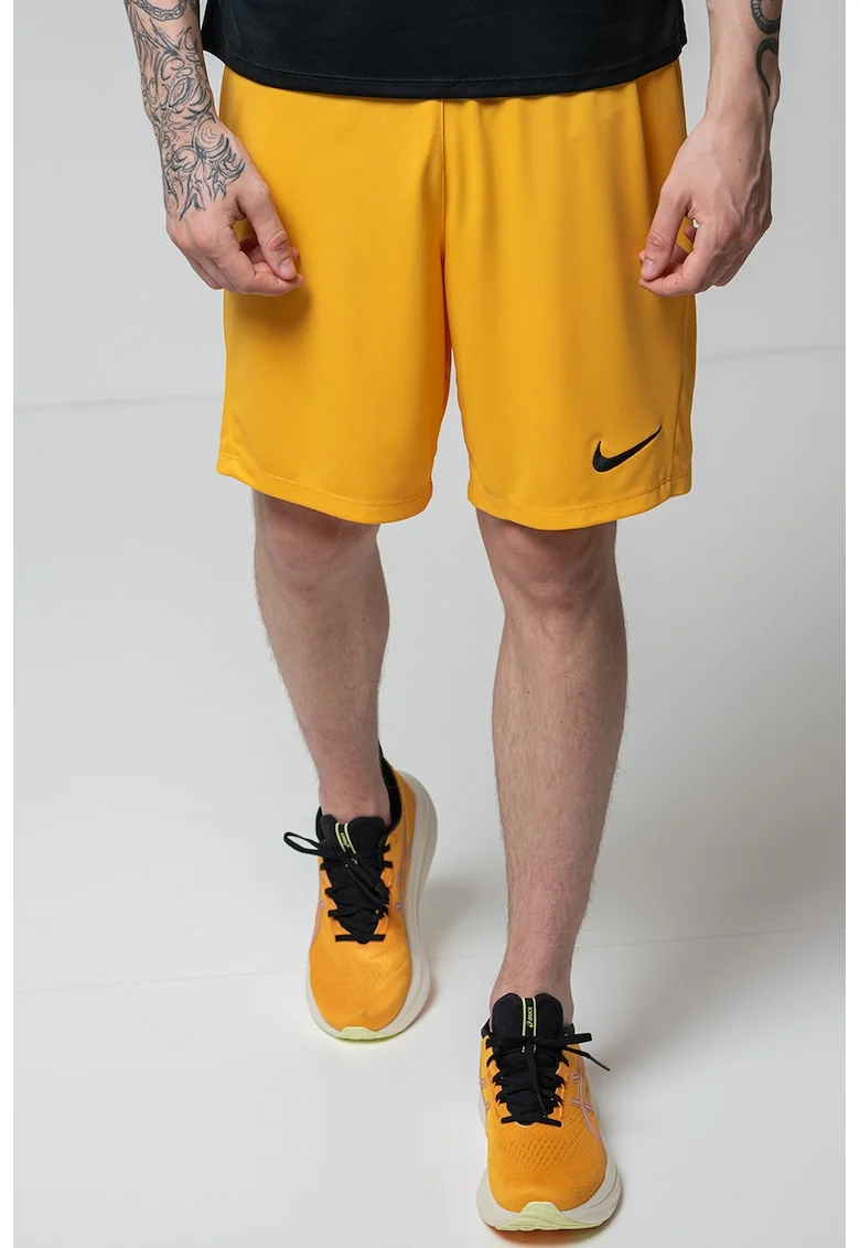 Pantaloni scurti cu tehnologie Dri-FIT pentru fotbal Park III, Galben sofran
