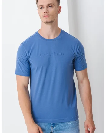 Tricou cu decolteu la baza gatului pentru antrenament, Albastru lavanda