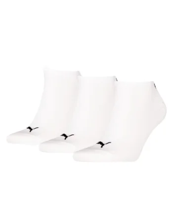 Sosete  pentru Femei, unisex sneaker plain 3p, 938624-13, Alb, Alb