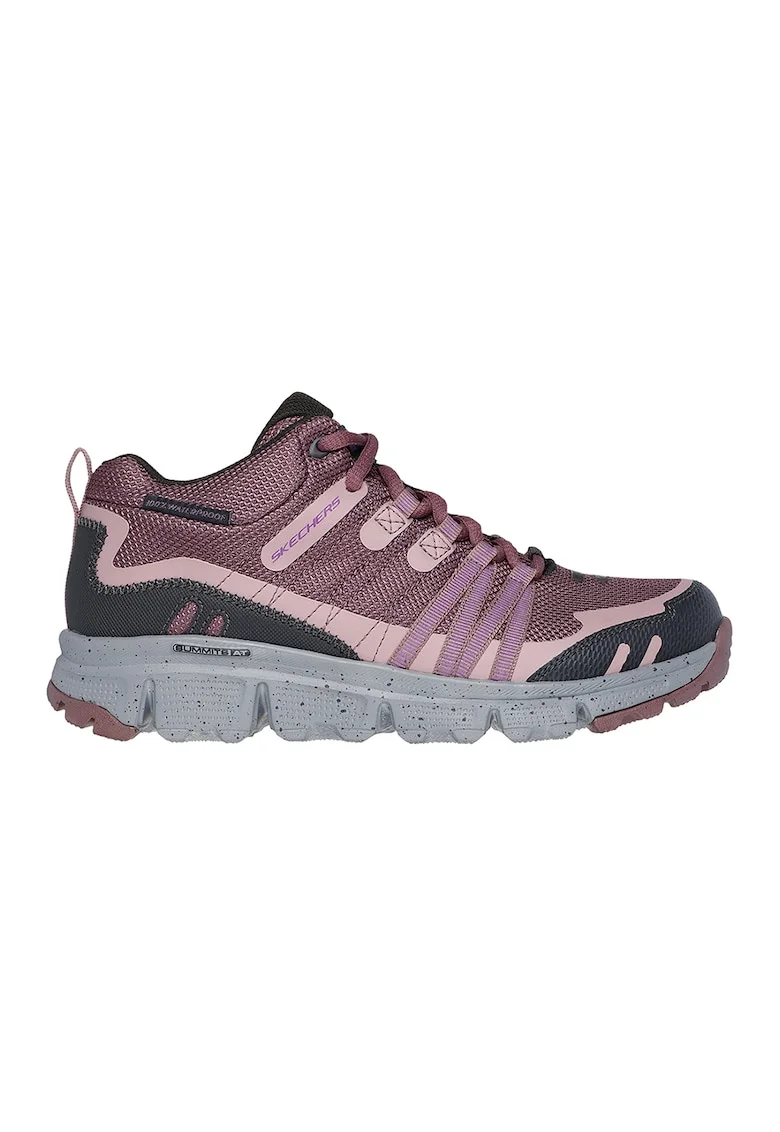 Pantofi impermeabili mid-cut pentru trekking Summit, Violet prafuit