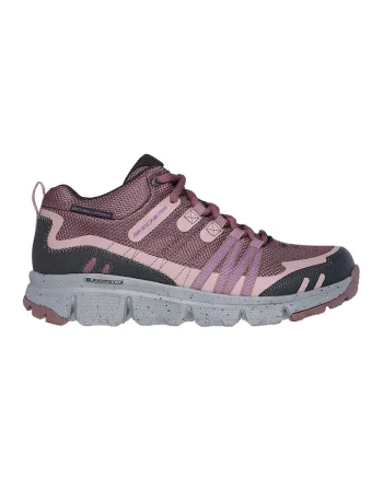 Pantofi impermeabili mid-cut pentru trekking Summit, Violet prafuit