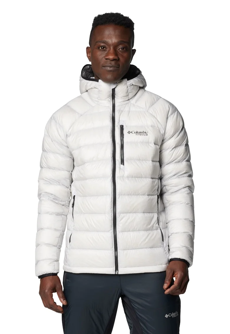 Jacheta barbati,  Arctic Crest Down Hooded Jacket 208877, Gri