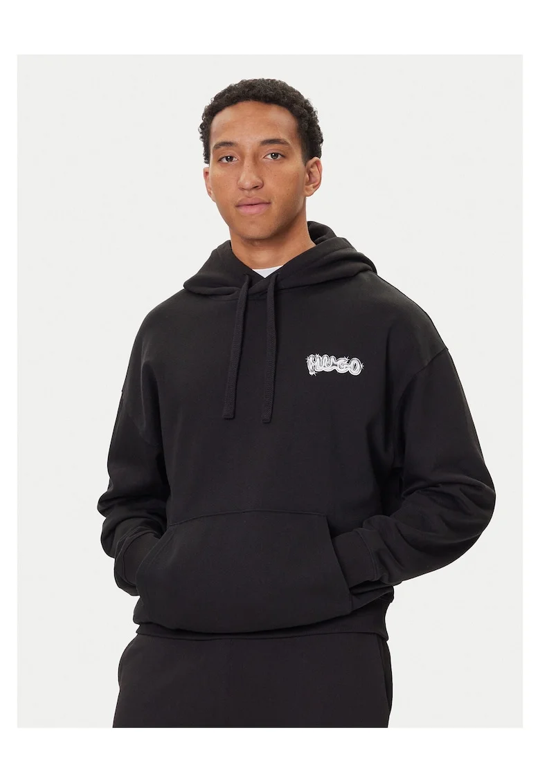 Hanorac pentru barbati,  model simplu, negru