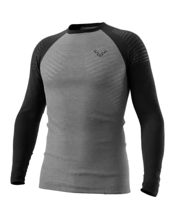 Bluza de corp barbati  Tour Light Merino Negru/Gri, Negru