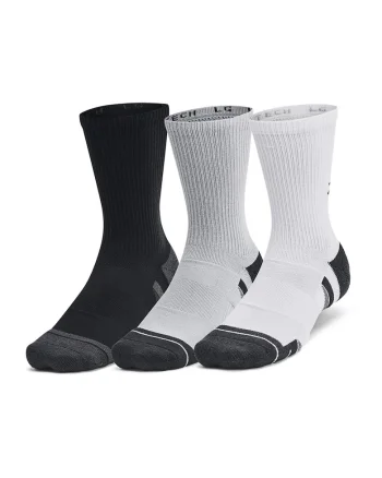 Set de sosete unisex pentru fitness Performance - 6 perechi, Alb/Negru/Gri