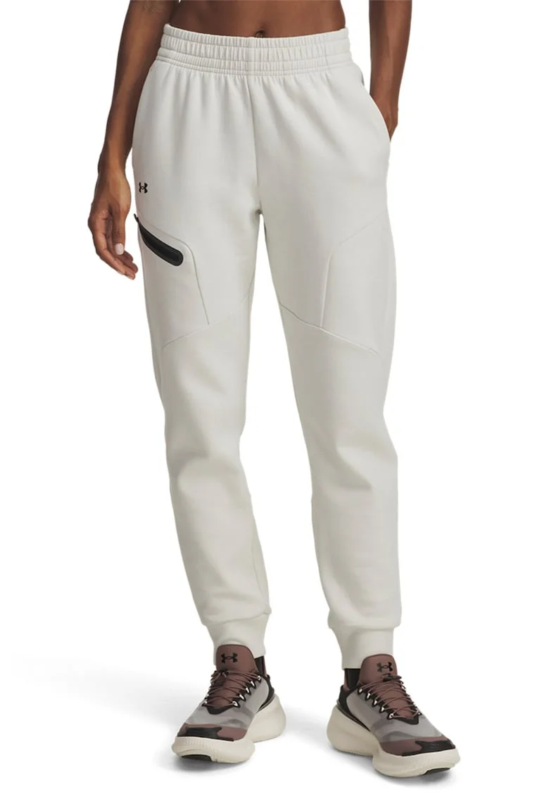 Pantaloni relaxed-fit pentru antrenament Unstoppable, Alb murdar