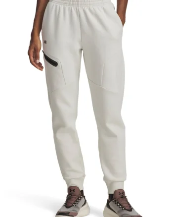Pantaloni relaxed-fit pentru antrenament Unstoppable, Alb murdar